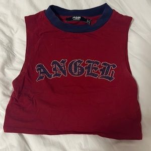 Jaded London maroon top.